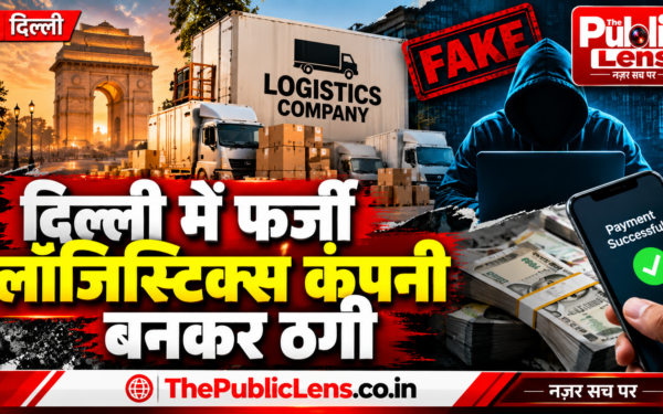 दिल्ली में फर्जी लॉजिस्टिक्स सर्विस फ्रॉड के आरोप में गिरफ्तार आरोपी