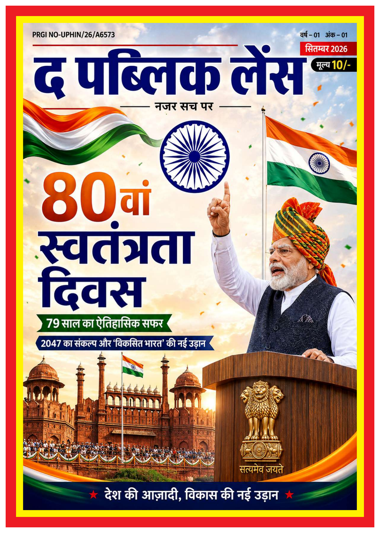द पब्लिक लेंस मैगज़ीन सितंबर 2026 का कवर