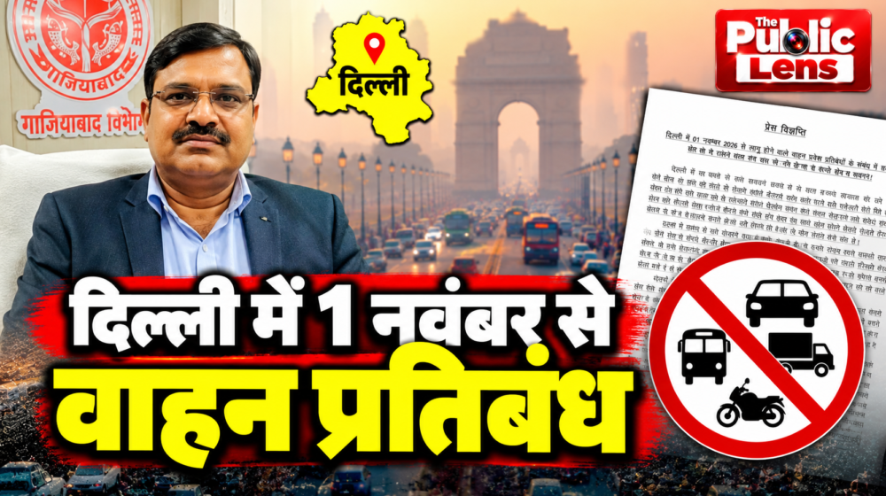 दिल्ली में 1 नवंबर 2026 से लागू होने वाले वाहन प्रवेश प्रतिबंध