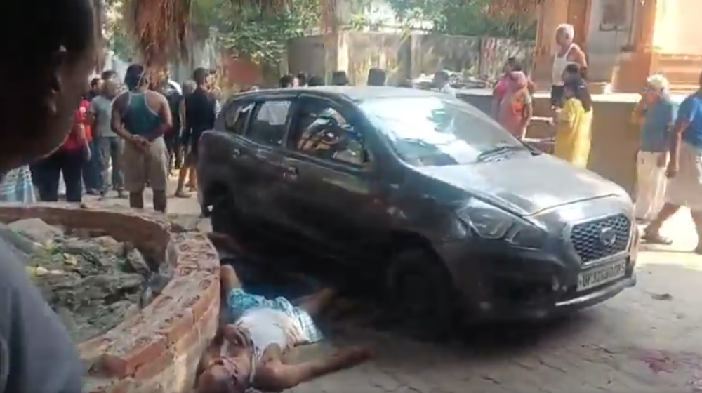 लखनऊ के नौबस्ता में फायरिंग की घटना के बाद पुलिस जांच