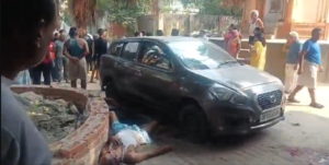 लखनऊ के नौबस्ता में फायरिंग की घटना के बाद पुलिस जांच